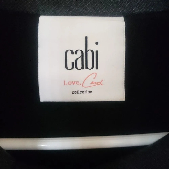 CAbi Style 3184 Mesh Back Gray Black Jacket - Picture 3 of 5